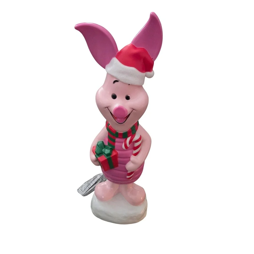 Disney Tigger Piglet Christmas Blow Mold Set 2 ft. Plastic Holiday Decor Gemmy